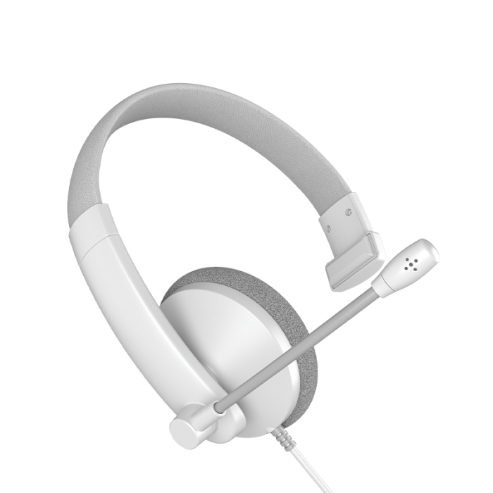Наушники проводные Meetion HP002U / White+Grey