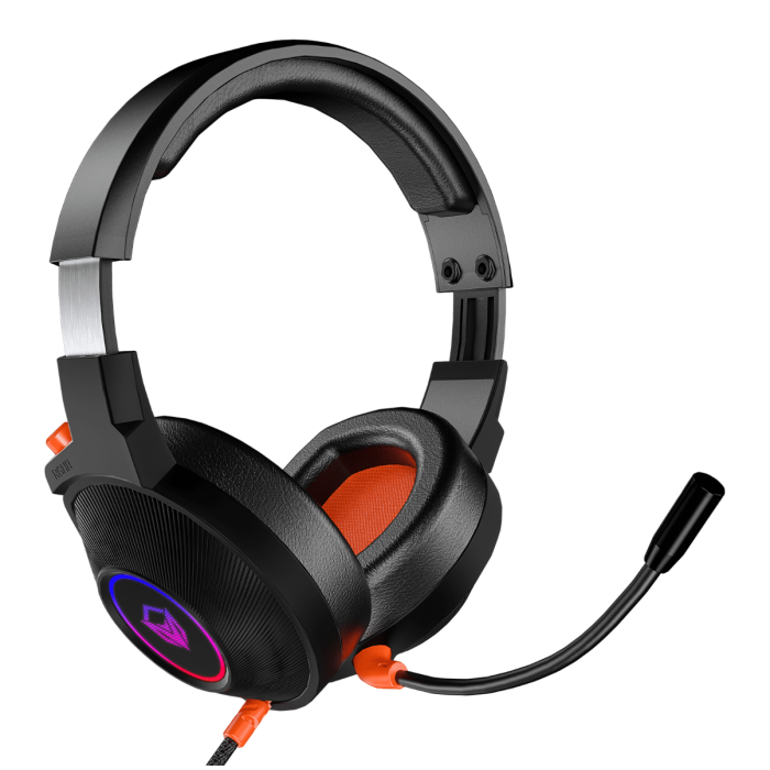 Наушники игровые проводные Meetion HP012 Gaming / Black