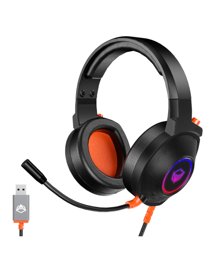 Наушники игровые проводные Meetion HP012 Gaming / Black