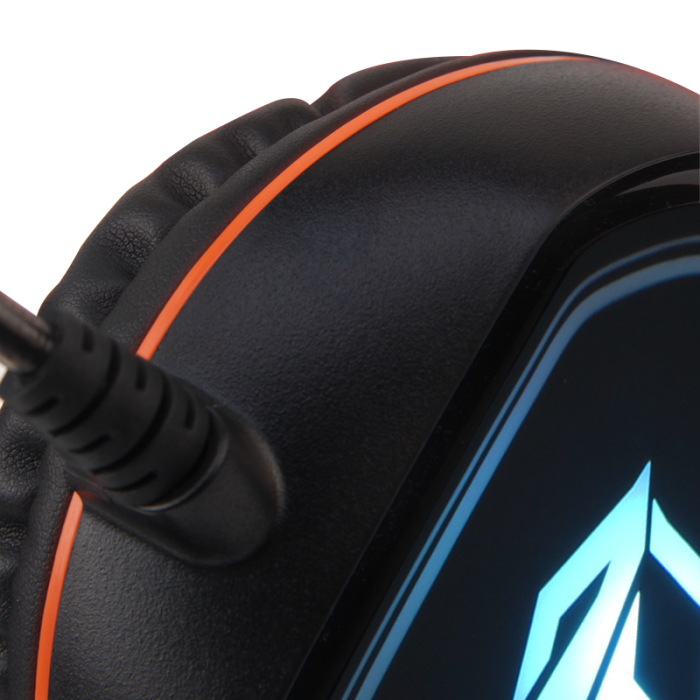 Наушники игровые проводные Meetion HP020 Gaming / Black