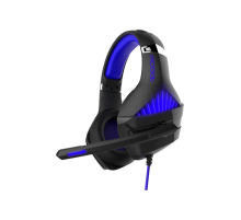 Наушники игровые проводные Microlab G6 Gaming / Blue-Black
