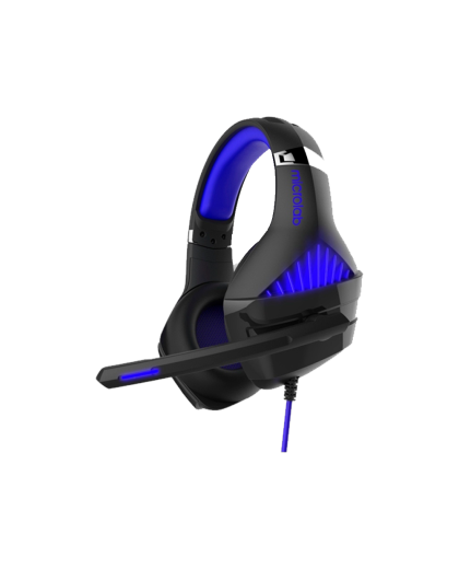 Наушники игровые проводные Microlab G6 Gaming / Blue-Black