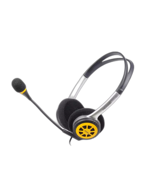 Наушники проводные Microlab K250 / Black-Yellow