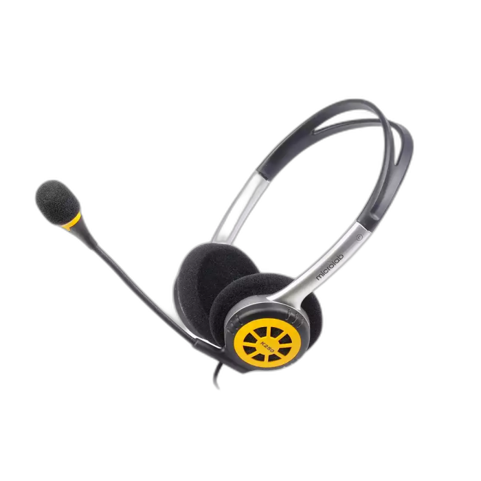 Наушники проводные Microlab K250 / Black-Yellow