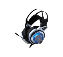 Наушники игровые проводные Microlab G3 Gaming / Silver-Black