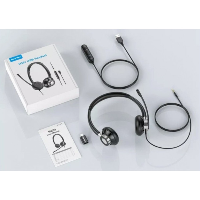 Наушники проводные New Bee H361 / Black