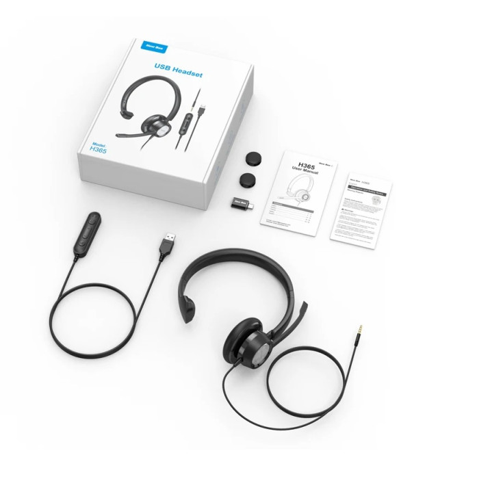 Наушники проводные New Bee H365 / Black 