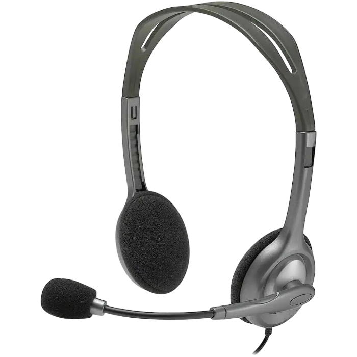 Наушники проводные Logitech H110 / Black