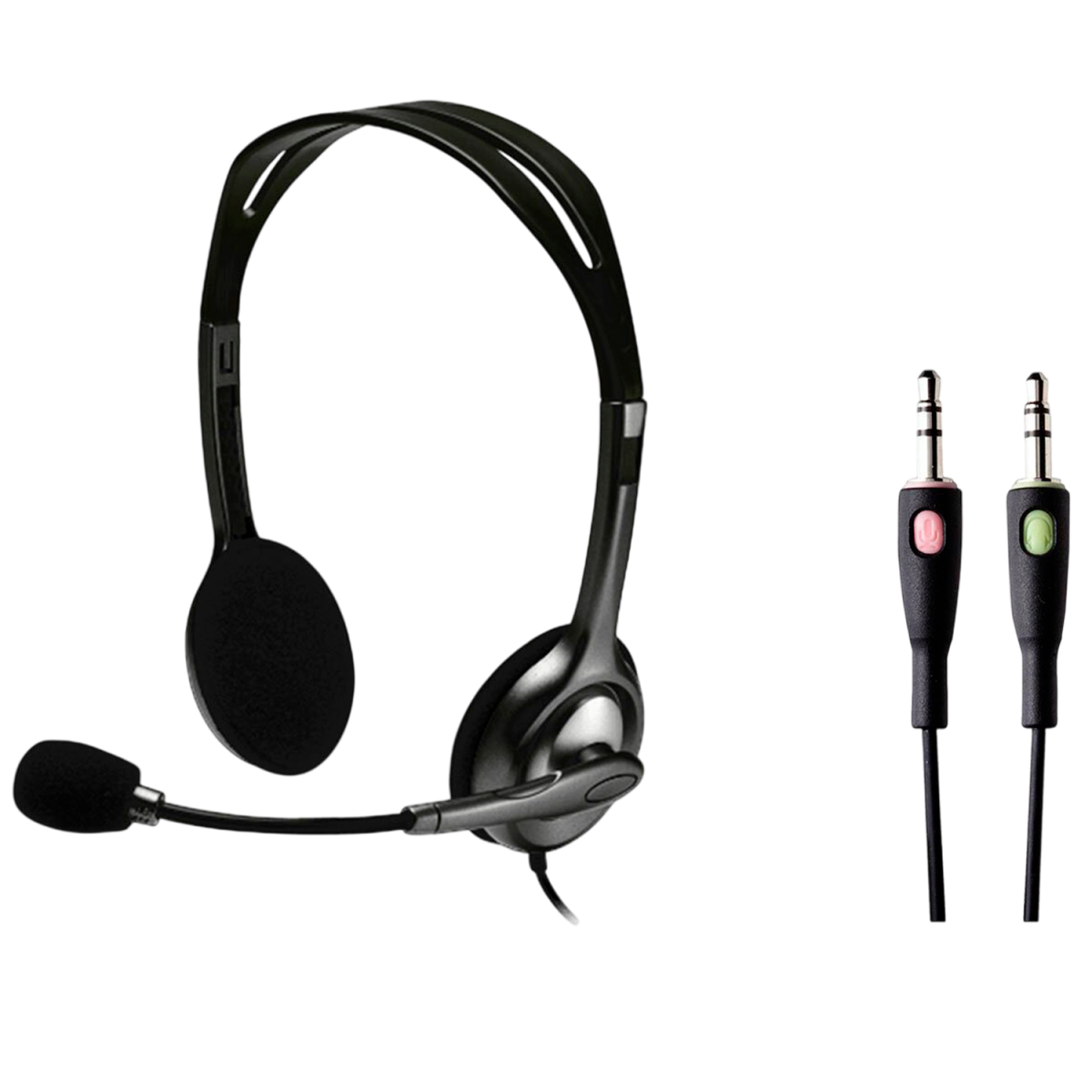 Наушники проводные Logitech H110 / Black
