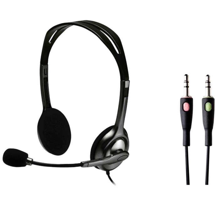 Наушники проводные Logitech H110 / Black