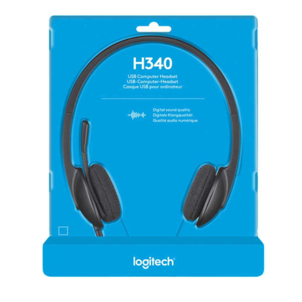 Наушники проводные Logitech H340 / Black