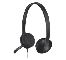 Наушники проводные Logitech H340 / Black