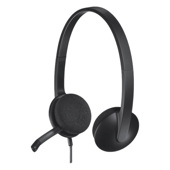 Наушники проводные Logitech H340 / Black