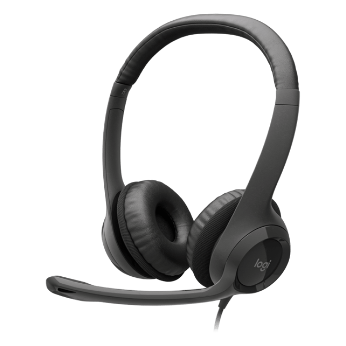 Наушники проводные Logitech H390 / Black