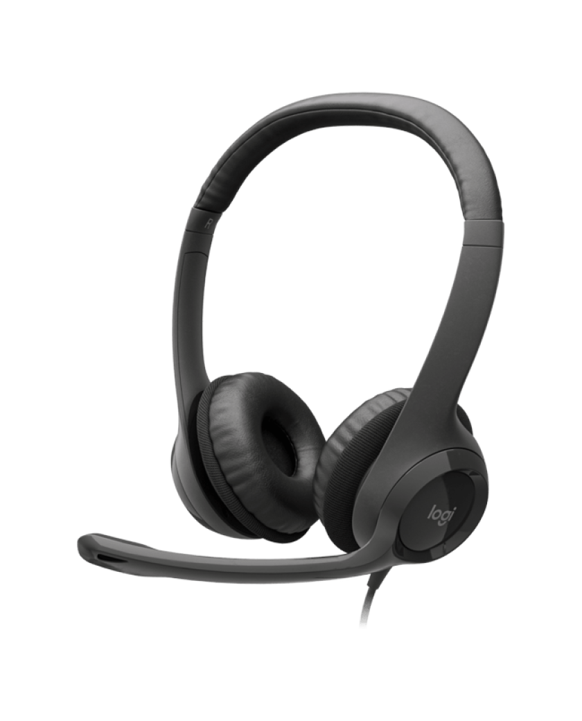Наушники проводные Logitech H390 / Black