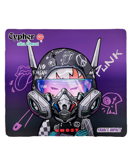 Коврик игровой для мыши Bloody BP-45W Cypher Ghost Waterproof Mouse Pad (450x400x5 мм)
