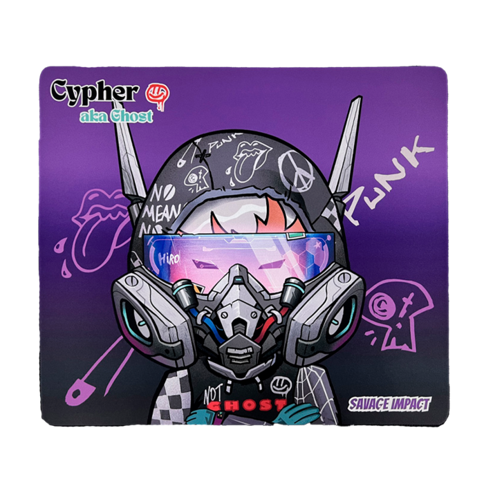Коврик игровой для мыши Bloody BP-45W Cypher Ghost Waterproof Mouse Pad (450x400x5 мм)