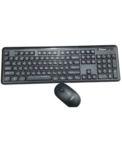 Комплект беспроводной (клавиатура+мышь) Kingnovo C400 / Black