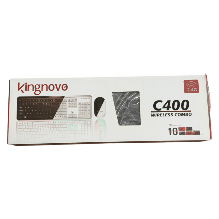 Комплект беспроводной (клавиатура+мышь) Kingnovo C400 / Black