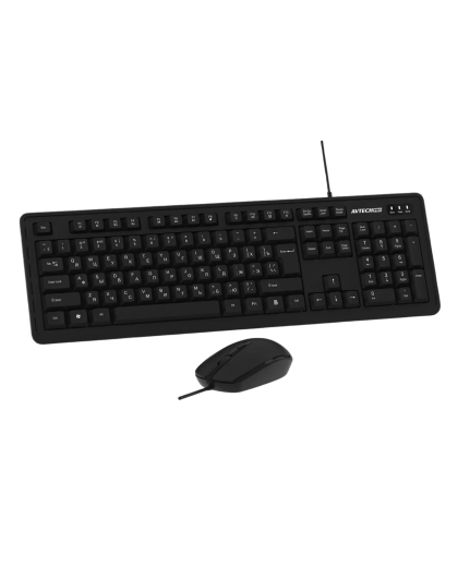 Комплект проводной (клавиатура+мышь) AVTech Pro C305 / Black