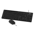 Комплект проводной (клавиатура+мышь) AVTech Pro C306 / Black