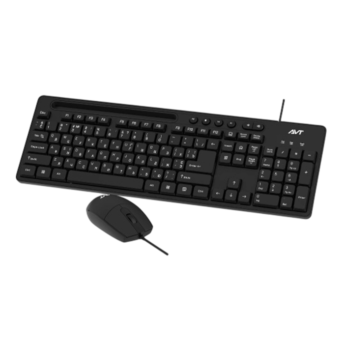 Комплект проводной (клавиатура+мышь) AVTech Pro C306 / Black