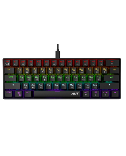 3 Клавиатура игровая проводная AVTech KGW04 / Black