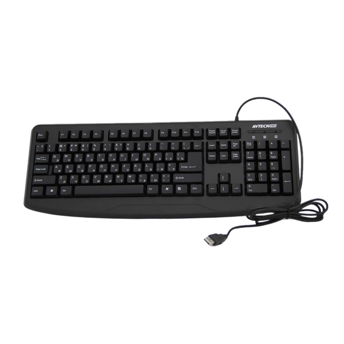 Клавиатура проводная AVTech Pro KB819 / Black