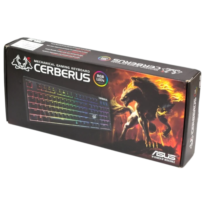 3 Клавиатура игровая проводная ASUS CERBERUS MECH RGB / Black