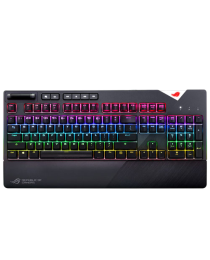 3 Клавиатура игровая проводная ASUS ROG Strix Flare Cherry MX Red / Black