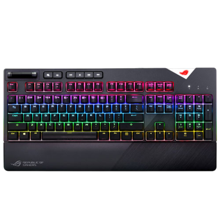 3 Клавиатура игровая проводная ASUS ROG Strix Flare Cherry MX Red / Black