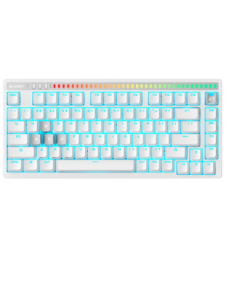 Клавиатура игровая проводная Bloody AT75 Magnesium Gaming / White