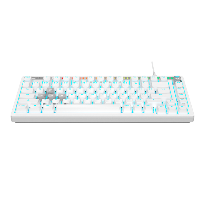 Клавиатура игровая проводная Bloody AT75 Magnesium Gaming / White