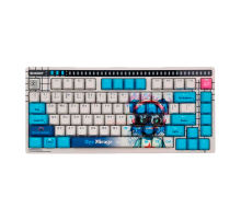 Клавиатура игровая проводная Bloody AT75 Nyx Mirage Gaming / White