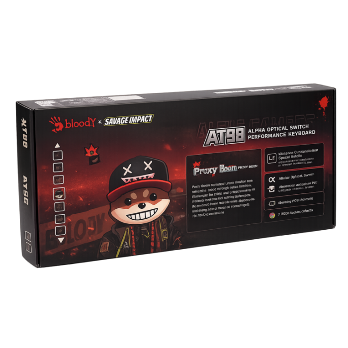 Клавиатура игровая проводная Bloody AT98 Proxy Boom Gaming 
