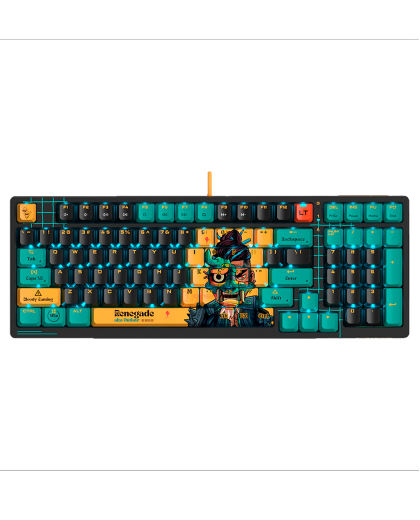 Клавиатура игровая проводная Bloody AT98 Renegade Midnight Gaming / Black