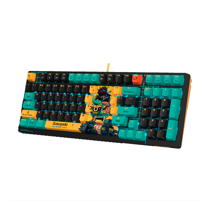 Клавиатура игровая проводная Bloody AT98 Renegade Midnight Gaming / Black