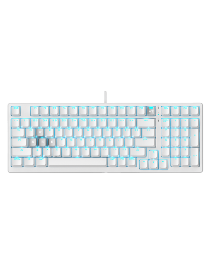 Клавиатура игровая проводная Bloody AT98 Magnesium Gaming / White