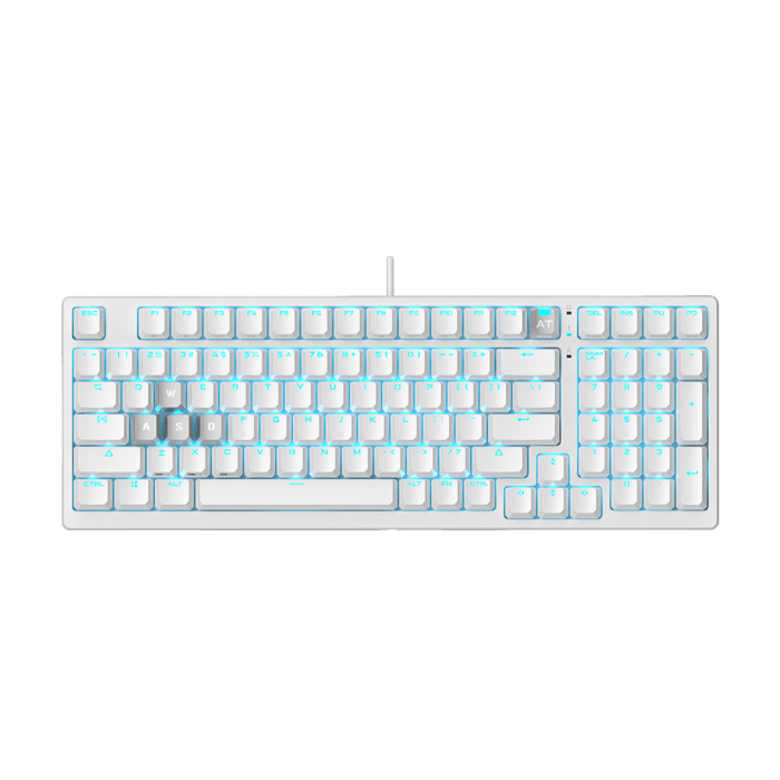 Клавиатура игровая проводная Bloody AT98 Magnesium Gaming / White