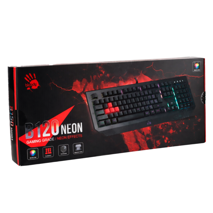 Клавиатура игровая проводная Bloody B120N Gaming / Black