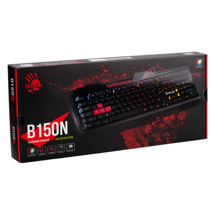 Клавиатура игровая проводная Bloody B150N Gaming / Black