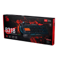 Клавиатура игровая проводная Bloody B318 Gaming / Black