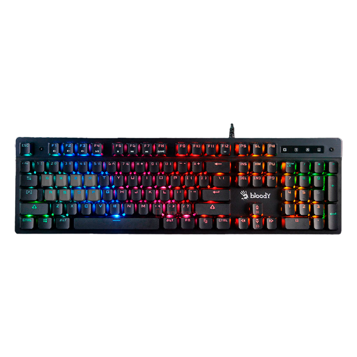 Клавиатура игровая проводная Bloody B500N Gaming / Grey