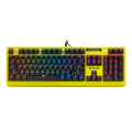 Клавиатура игровая проводная Bloody B810RC Gaming / Punk Yellow