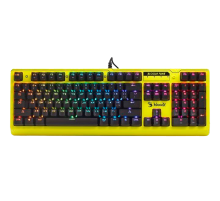 Клавиатура игровая проводная Bloody B810RC Gaming / Punk Yellow