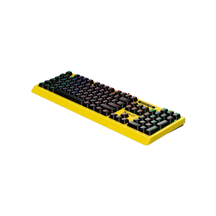 Клавиатура игровая проводная Bloody B810RC Gaming / Punk Yellow