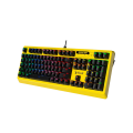 Клавиатура игровая проводная Bloody B810RC Gaming / Punk Yellow