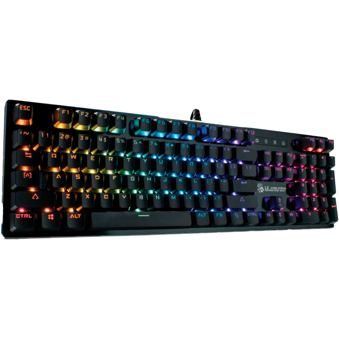 Клавиатура игровая проводная Bloody B820R Blue Swith Gaming / Black