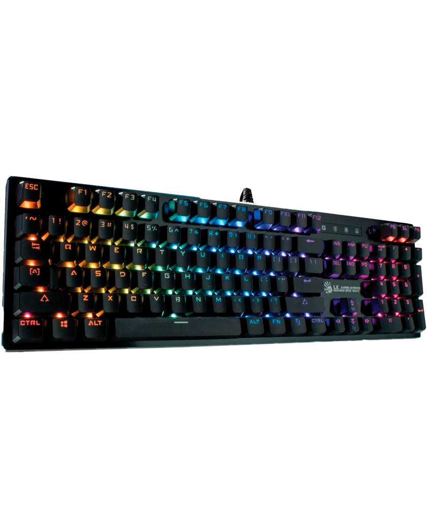 Клавиатура игровая проводная Bloody B820R Blue Swith Gaming / Black