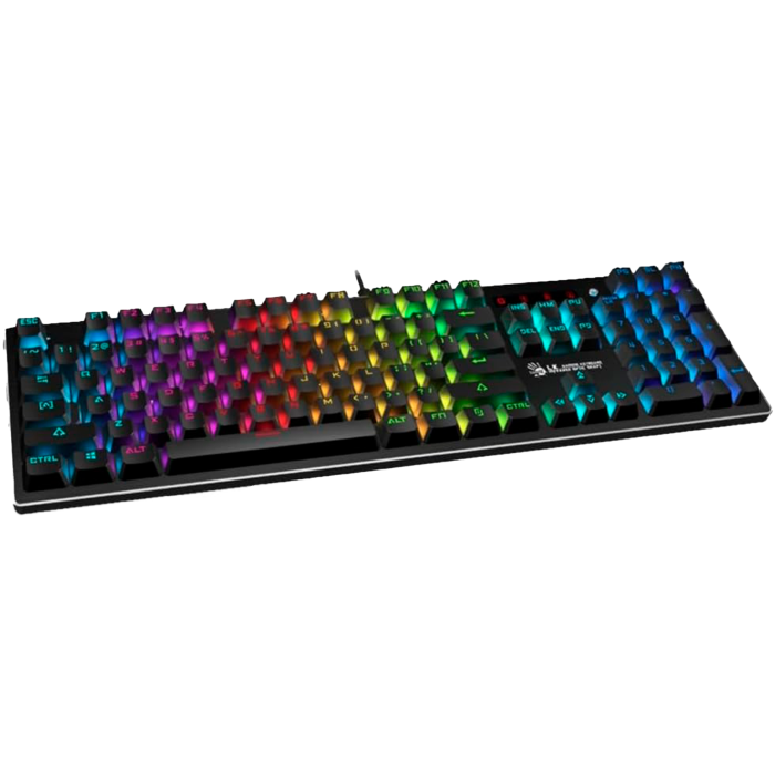 Клавиатура игровая проводная Bloody B820R Blue Swith Gaming / Black
